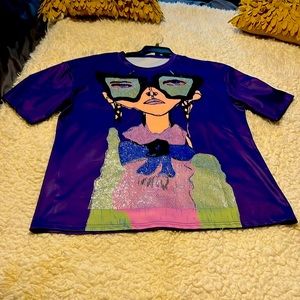 Oversized Shirt/ mini dress, it’s sized 3XL but fits like large